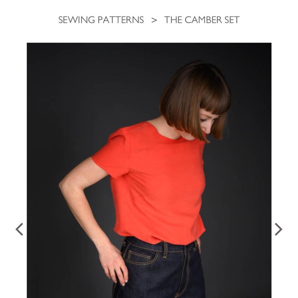 Chic Black and Tan Checkered « Camber Top » in Irish Linen - Picture 3 of 4
